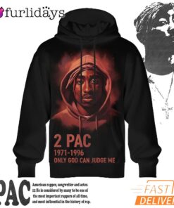 Tupac Hollywood Skyline 3D Hoodie, 90s Music Hoodie