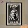 Tupac Live by the Gun Quote Mirror Night Light, Rapper Lamp