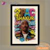 Tupac Shakur King Graffiti Mirror Night Light, Rapper Lamp