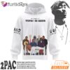 Tupac Shakur Memorial 3D Hoodie, 90s Music Hoodie