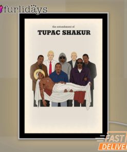 Tupac Shakur Memorial Mirror Night Light, Rapper Lamp