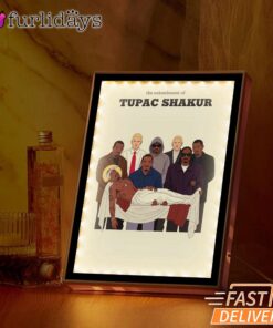 Tupac Shakur Memorial Mirror Night Light, Rapper Lamp