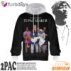 Tupac Shakur Respect 3D Hoodie, 90s Music Hoodie