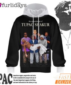 Tupac Shakur Respect 3D Hoodie, 90s Music Hoodie