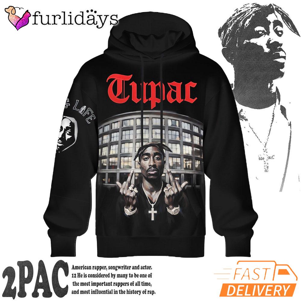 Tupac Shakur Street Legend 3D Hoodie, 90s Music Hoodie Tupac Shakur Street Legend 3D Hoodie, 90s Music Hoodie