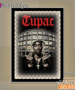 Tupac Shakur Street Legend Mirror Night Light, Rapper Lamp