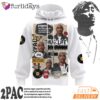 Tupac Thug Life Collage 3D Hoodie, 90s Music Hoodie