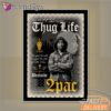 Tupac Thug Life Cross Mirror Night Light, Rapper Lamp