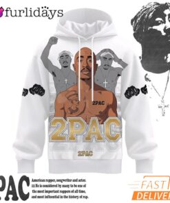 Tupac Thug Life Outlaw 3D Hoodie, 90s Music Hoodie