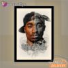 Tupac Thug Life Split Face Mirror Night Light, Rapper Lamp