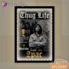 Tupac Thug Life Vintage Mirror Night Light, Rapper Lamp