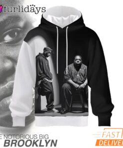 Two Legends Shadow 3D Hoodie, Rapper Hoodie