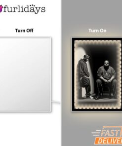 Two Legends Shadow Mirror Night Light