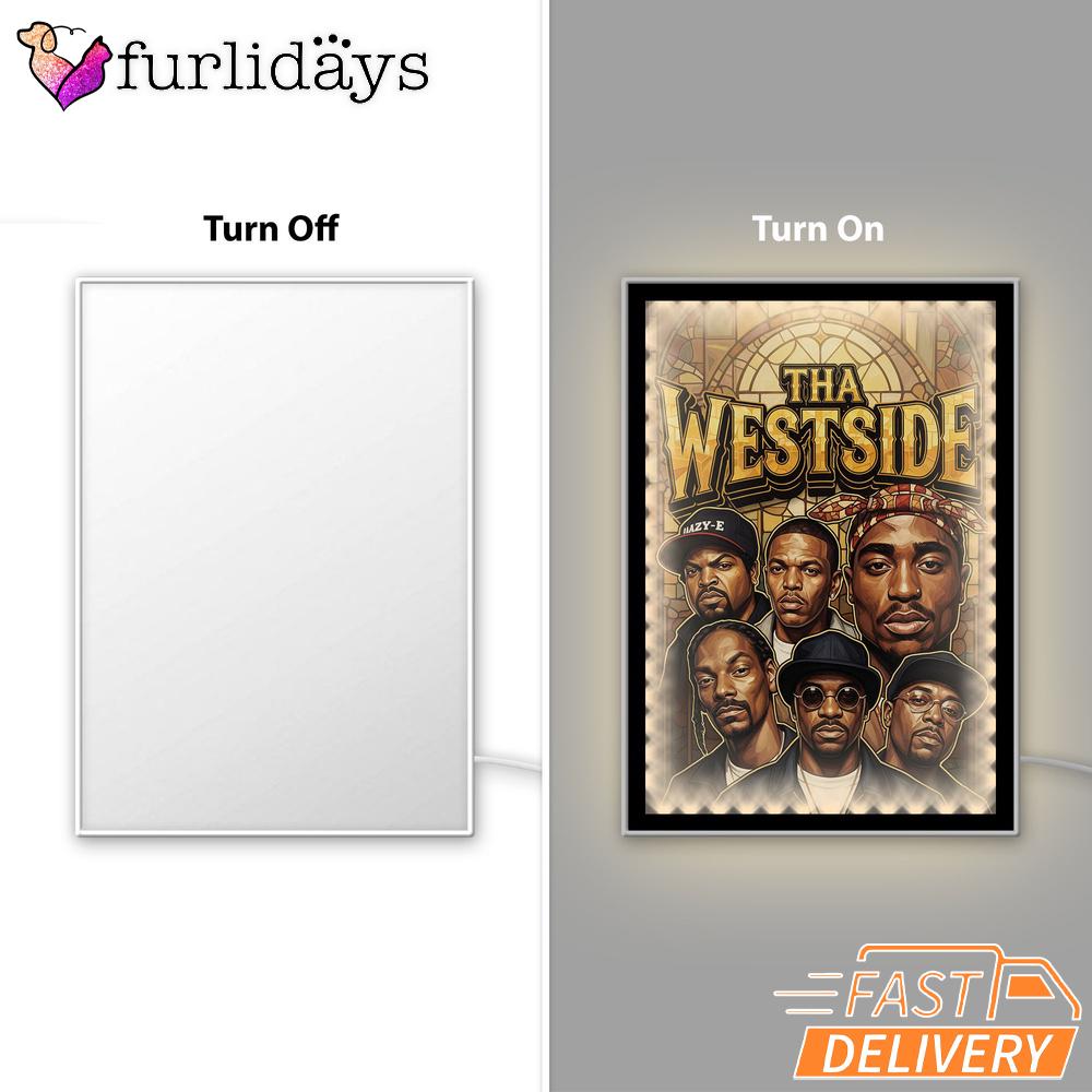 Westside Group Sepia Mirror Night Light, Rapper Lamp Westside Group Sepia Mirror Night Light, Rapper Lamp