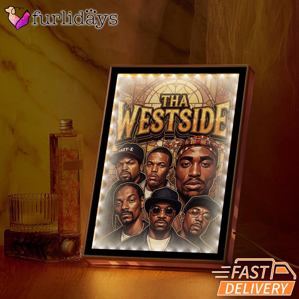 Westside Group Sepia Mirror Night Light, Rapper Lamp Westside Group Sepia Mirror Night Light, Rapper Lamp