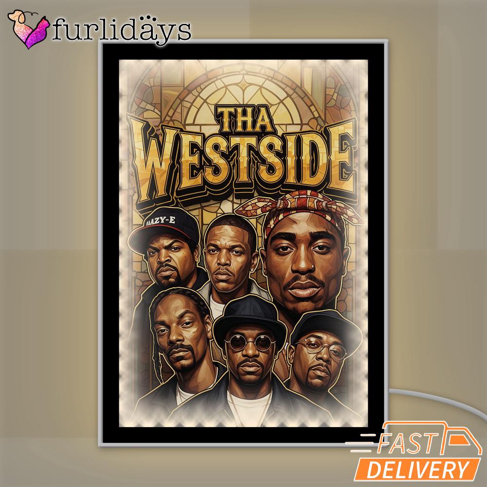 Westside Group Sepia Mirror Night Light, Rapper Lamp Westside Group Sepia Mirror Night Light, Rapper Lamp