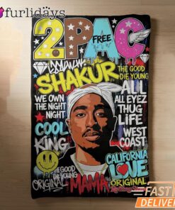 2Pac All Eyez On Me Poster Style Blanket