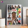 2Pac California Love Collage Canvas, Rap Lengends Poster