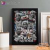 2Pac NWA Thug Life Canvas, Rap Lengends Poster