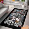 2Pac NWA Thug Life Rectangle Rug