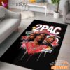 2Pac Wanted Thug Legend Rectangle Rug
