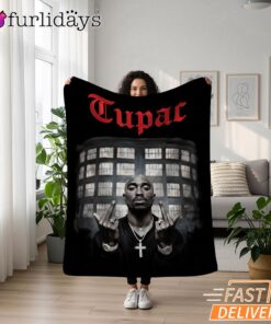 2Pac West Coast Icon Graphic Blanket