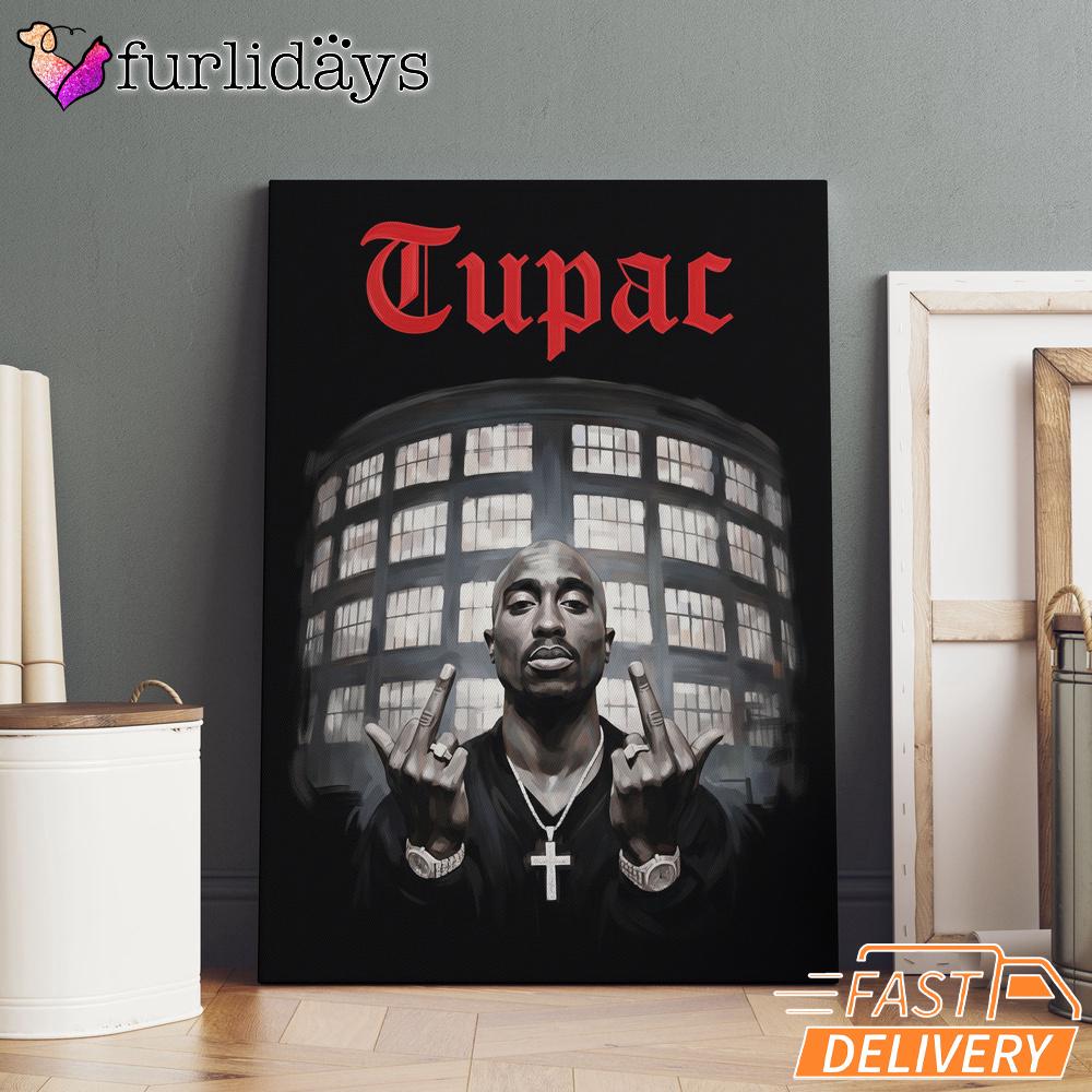 2Pac West Coast Icon Graphic Canvas, Rap Lengends Poster 2Pac West Coast Icon Graphic Canvas, Rap Lengends Poster
