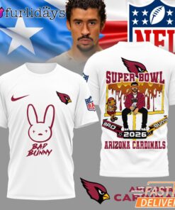 Arizona Cardinals NFL Bad Bunny Super Bowl Limited Edition T Shirt