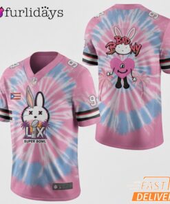 Bento Bowl IX Bunny Tie-Dye Graphic Baseball Jersey