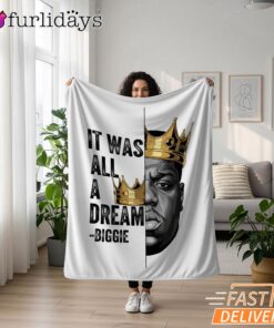 Biggie Dream King Crown Blanket