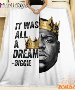 Biggie Dream King Crown Blanket