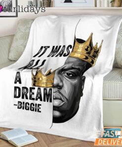 Biggie Dream King Crown Blanket