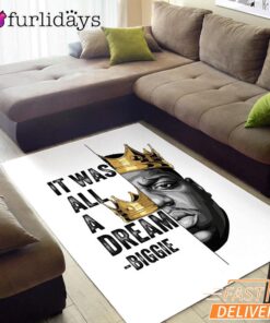 Biggie Dream King Crown Rectangle Rug