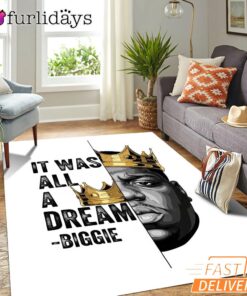 Biggie Dream King Crown Rectangle Rug
