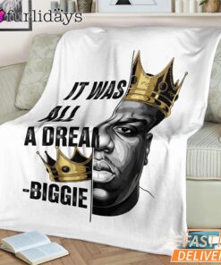 Biggie Dream King Vintage Blanket