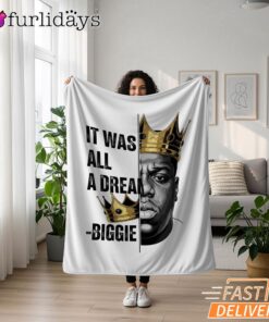 Biggie Dream King Vintage Blanket