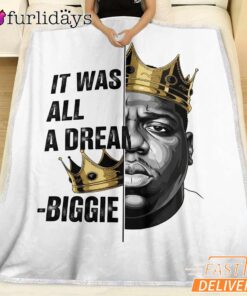 Biggie Dream King Vintage Blanket