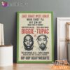 Biggie Tupac Coast Clash Canvas, Rap Lengends Poster