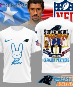 Carolina Panthers NFL Bad Bunny Super Bowl Limited Edition T Shirt