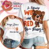 Chicago Bears NFL American Heart Month 3D T-Shirt