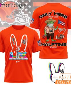 Cleveland Browns Super Bowl Halftime Show Bad Bunny Signature 3D T-Shirt