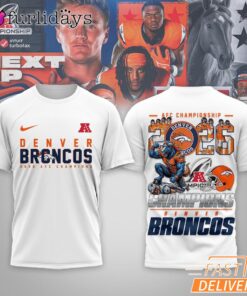 Denver Broncos NFL 2026 AFC Champions 3D T-Shirt