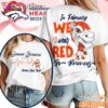 Denver Broncos NFL American Heart Month 3D T-Shirt