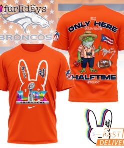Denver Broncos Super Bowl Halftime Show Bad Bunny Signature 3D T-Shirt