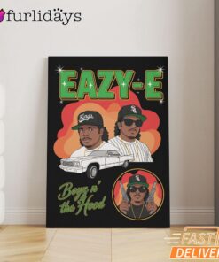 Eazy E Boys N The Hood Canvas, Rap Lengends Poster