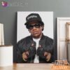 Eazy E Compton Black Cap Canvas, Rap Lengends Poster
