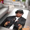 Eazy E Compton Black Cap Rectangle Rug