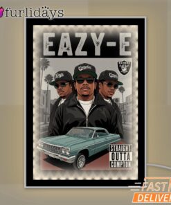 Eazy E Compton Gangstas Mirror Night Light, Rapper Lamp