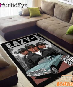Eazy E Compton Gangstas Rectangle Rug