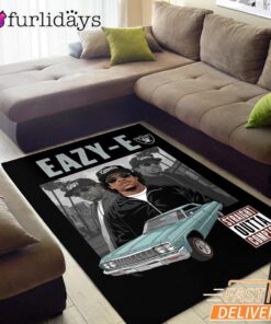 Eazy E Compton Lowrider Rectangle Rug